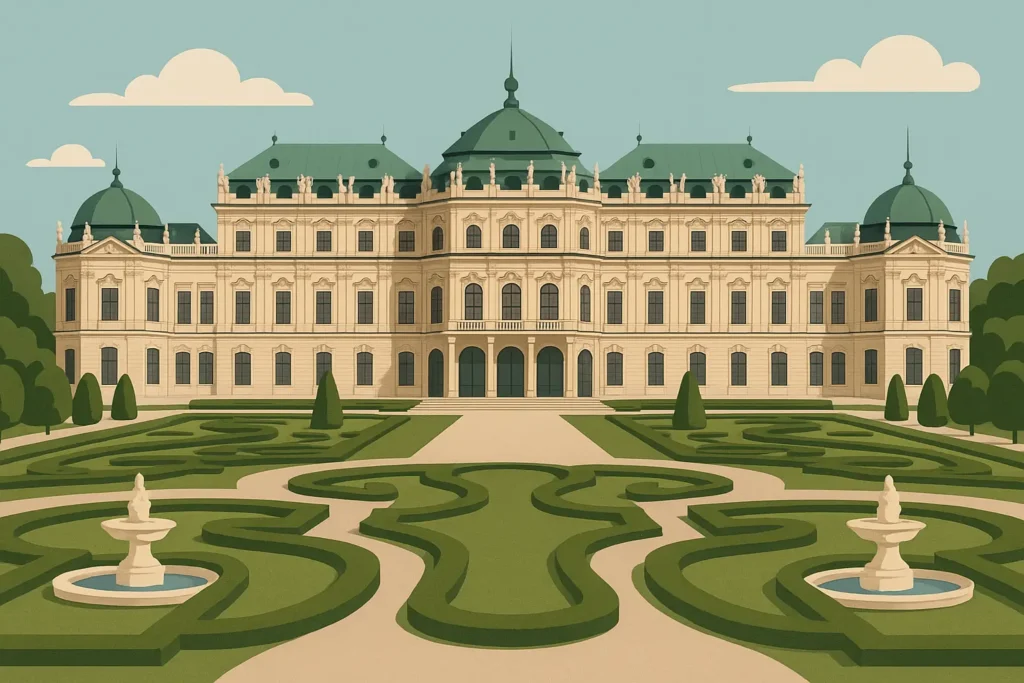 Vienna imperial palace architecture
