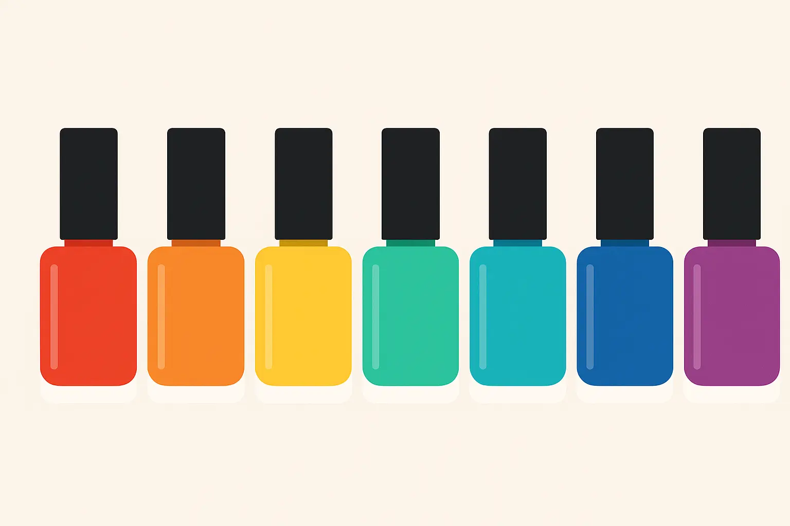 Colorful nail design factors