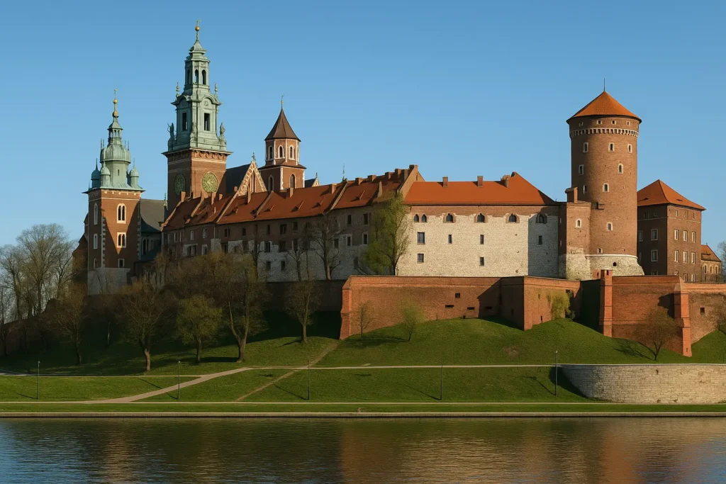 Krakow Wawel Royal Castle courtyard