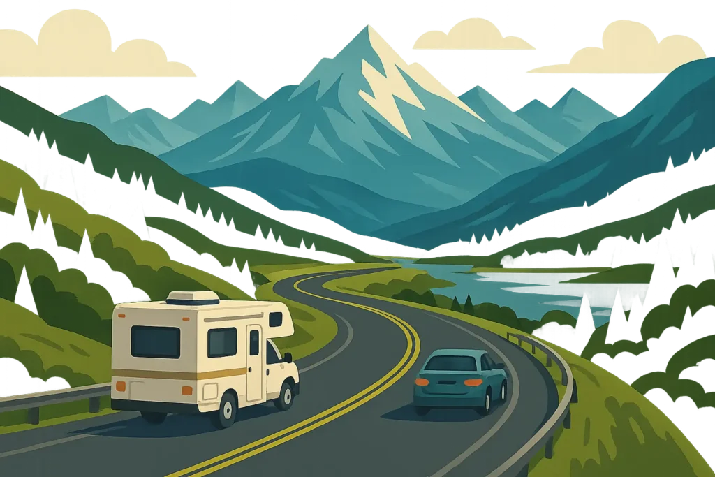 Alaska road trip scenic highway