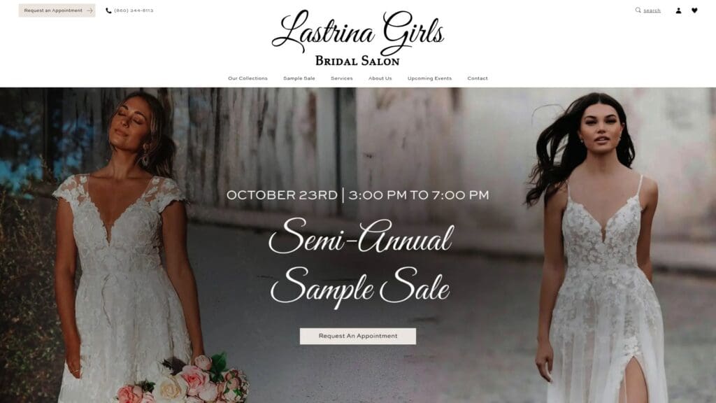 Lastrina Girls Bridal Salon affordable elegance