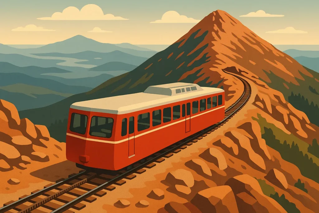 Garden of the Gods red rock formations with hiking trail