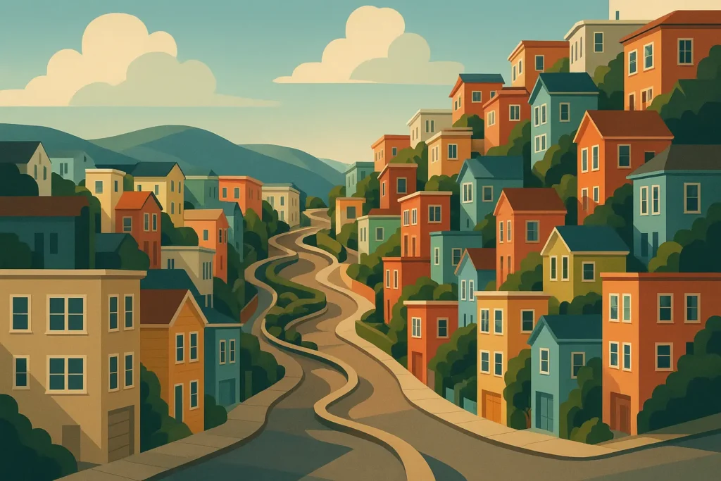 San Francisco's challenging hills and physical requirements