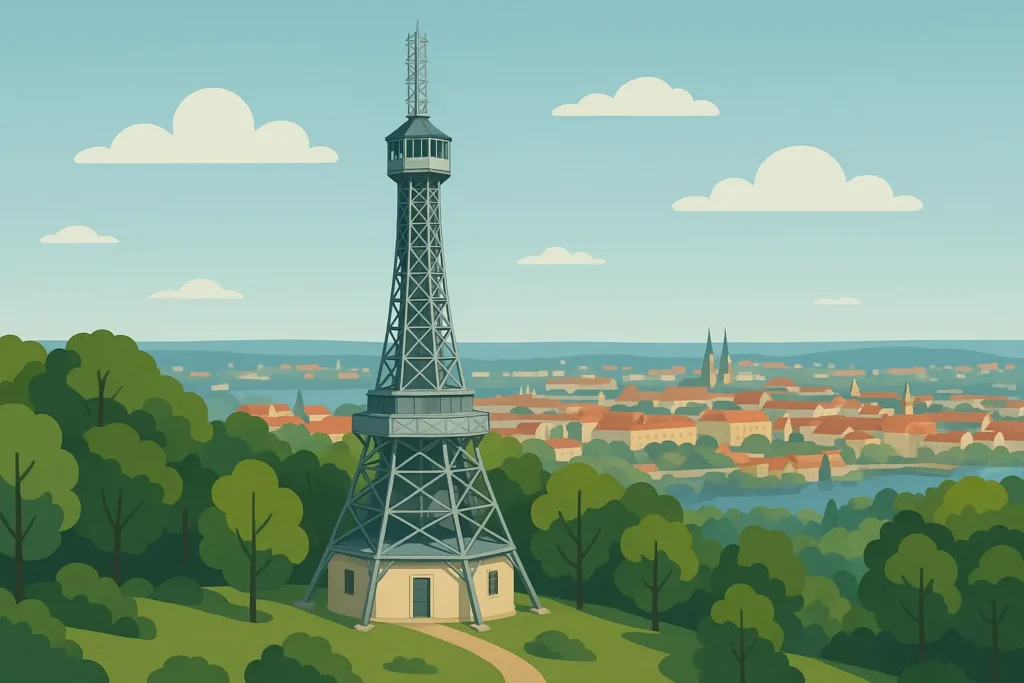 Prague hiking trails with city views