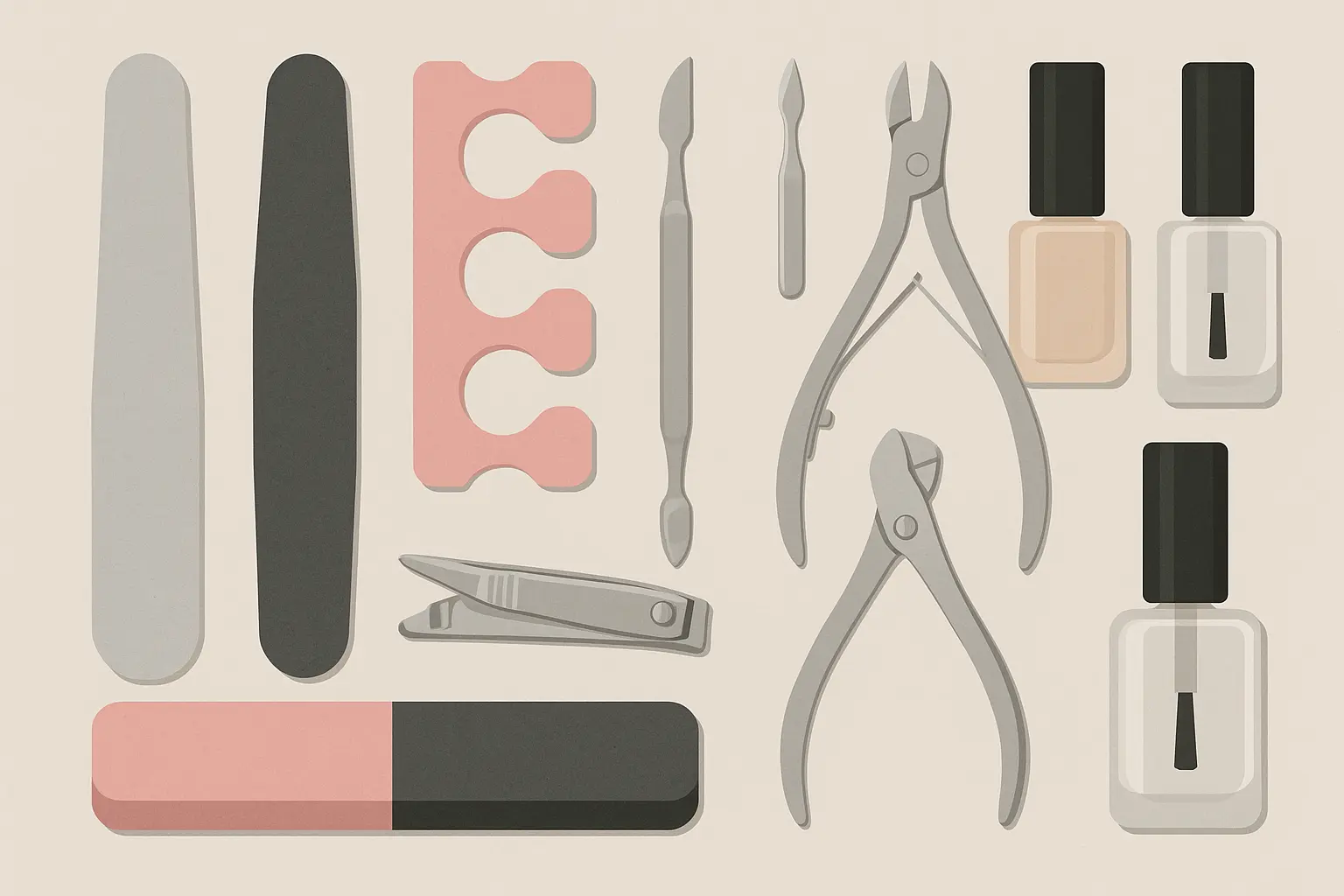 Professional August nail application techniques