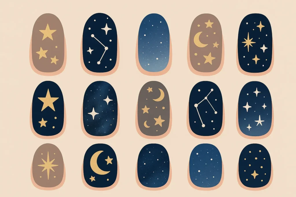 Star nail designs collection