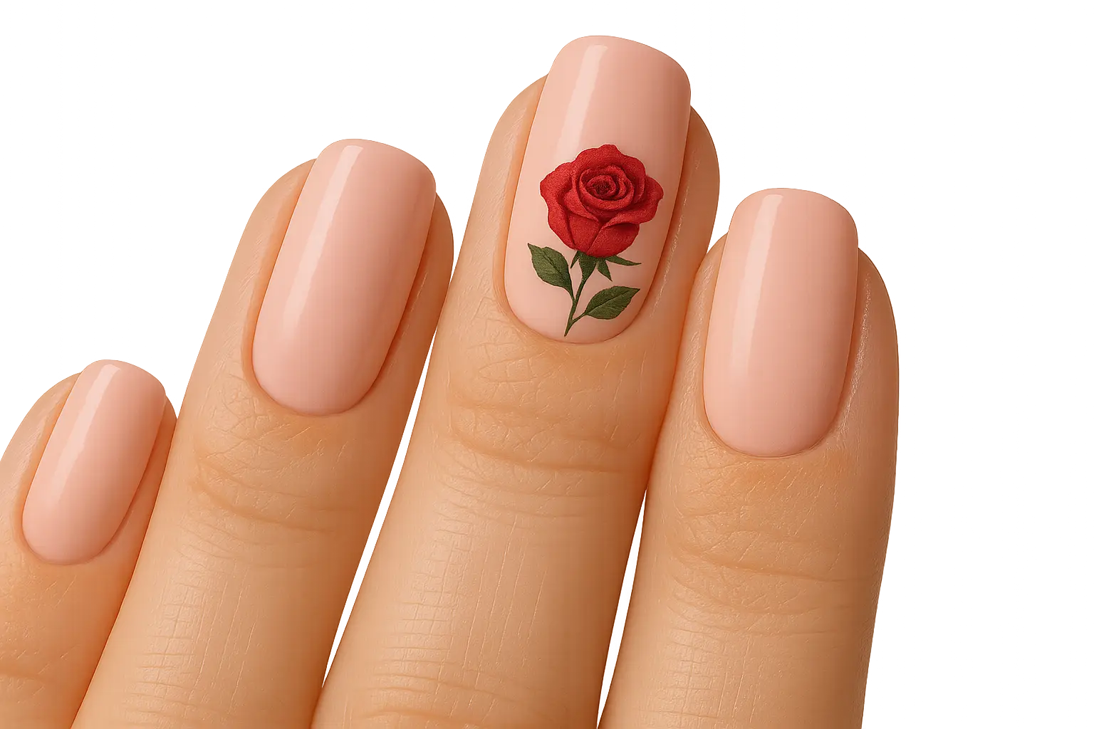 Classic floral nail art designs