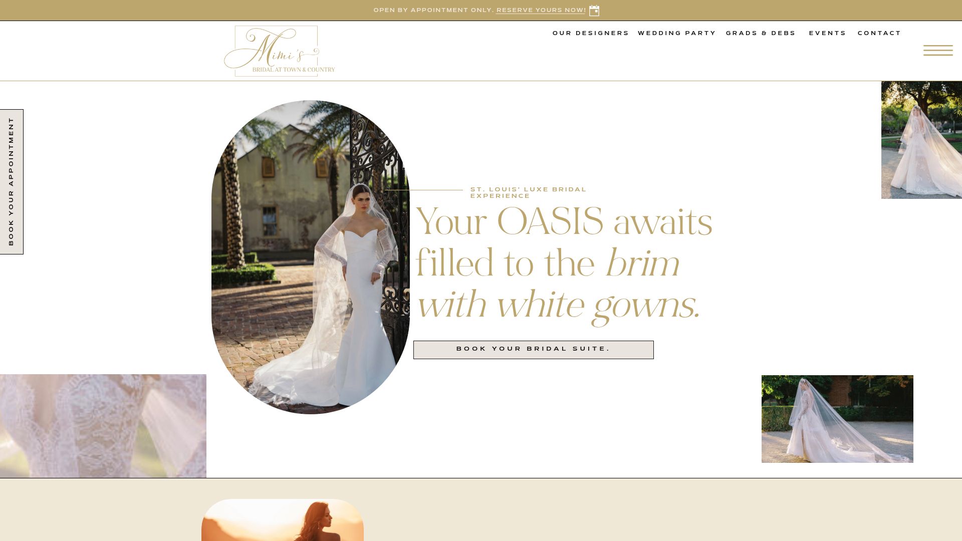 Mimi's Bridal at Town & Country website
