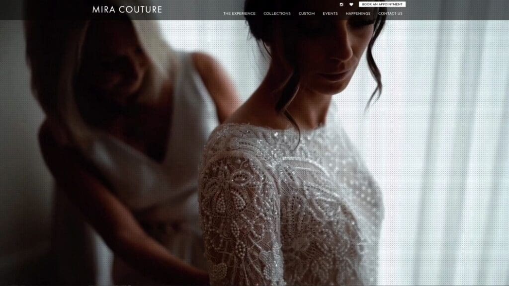 Mira Couture custom wedding dress design studio