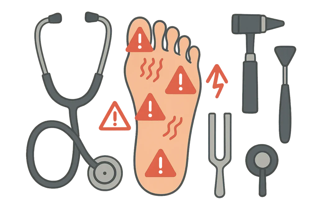 Warning signs requiring professional medical attention