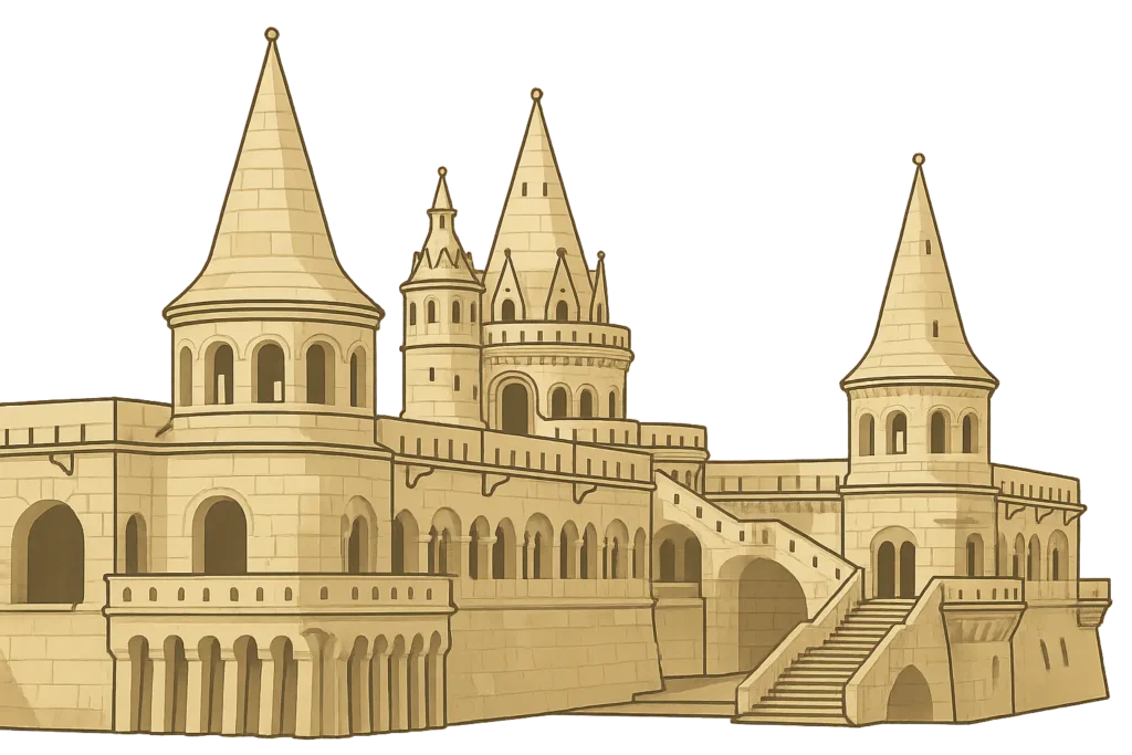 Free Budapest attractions including parks and architecture