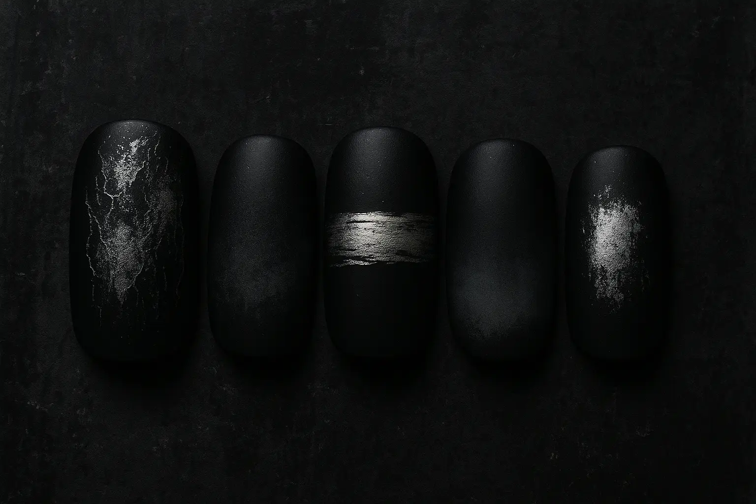 Grunge style 90s nail designs