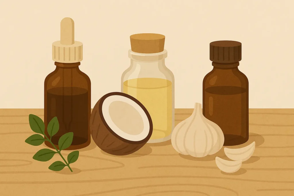 Natural oregano oil treatment for toenails