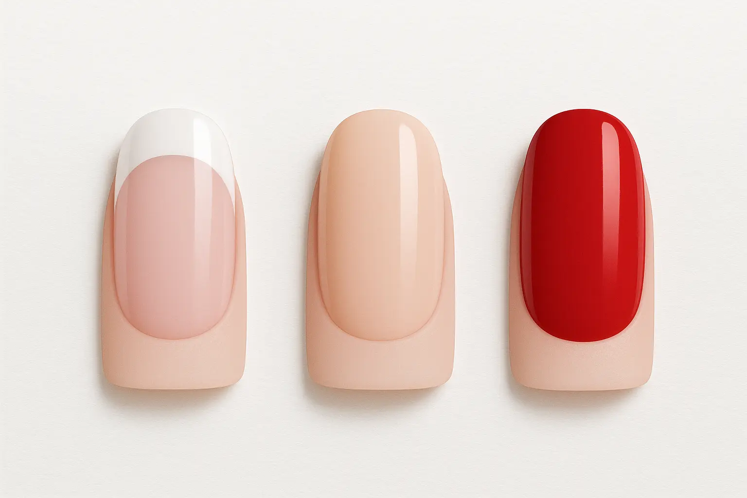 Classic elegant nail styles