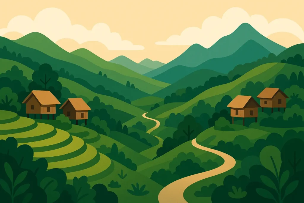 Northern Thailand mountain trekking adventure