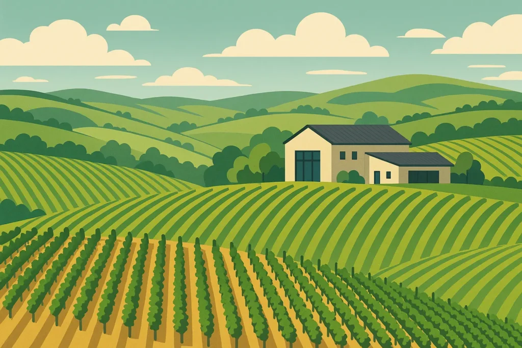 Willamette Valley wine country