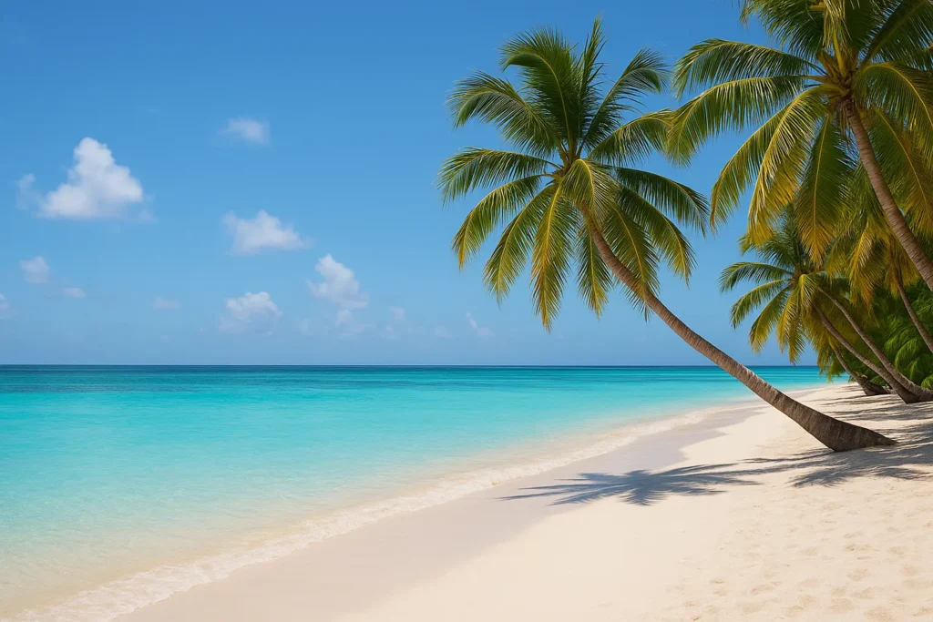 Caribbean tropical beach paradise