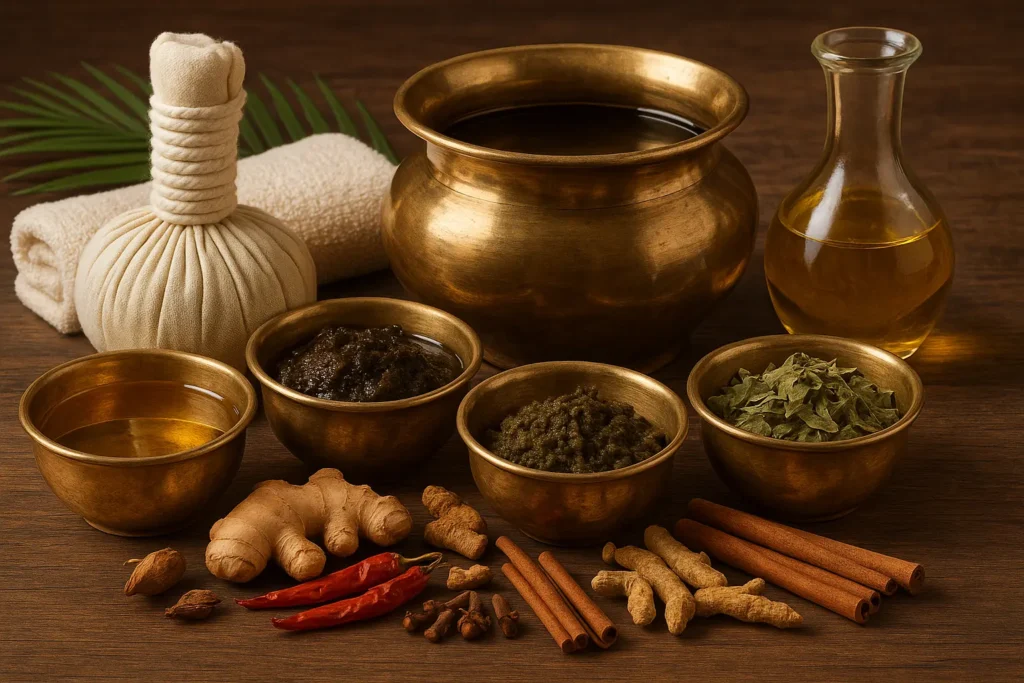 Luxury Ayurvedic spa and wellness treatments