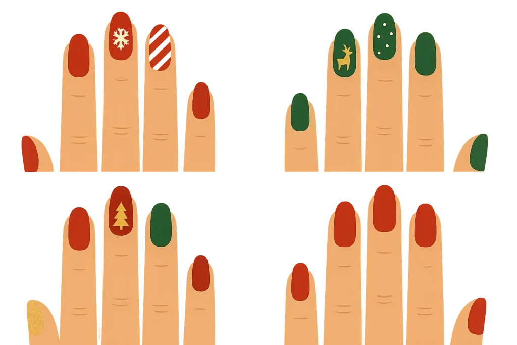 Holiday nail design selection factors