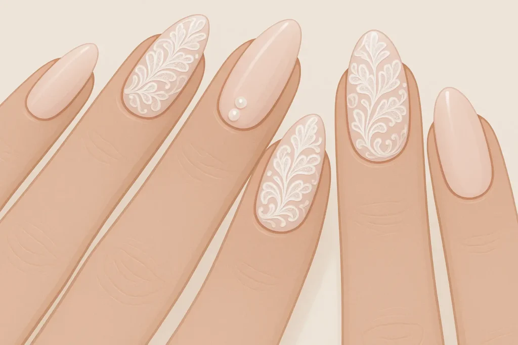 Wedding nail design