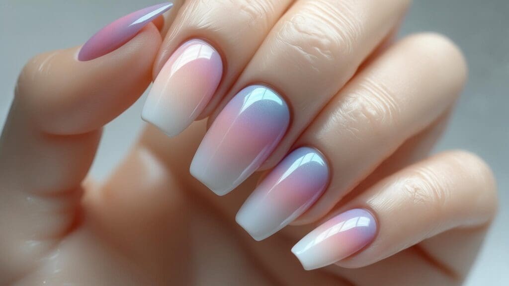 ombre acrylic nails