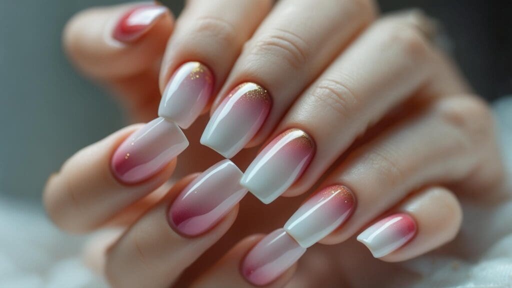 ombre wedding nails