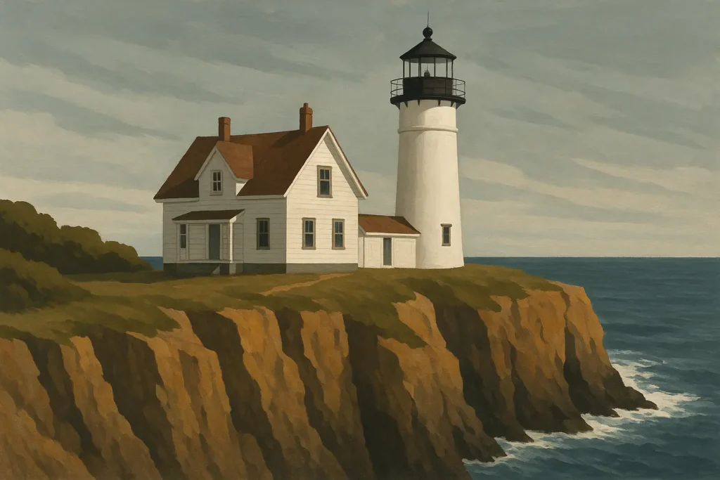 Charming Cape Cod village with historic buildings