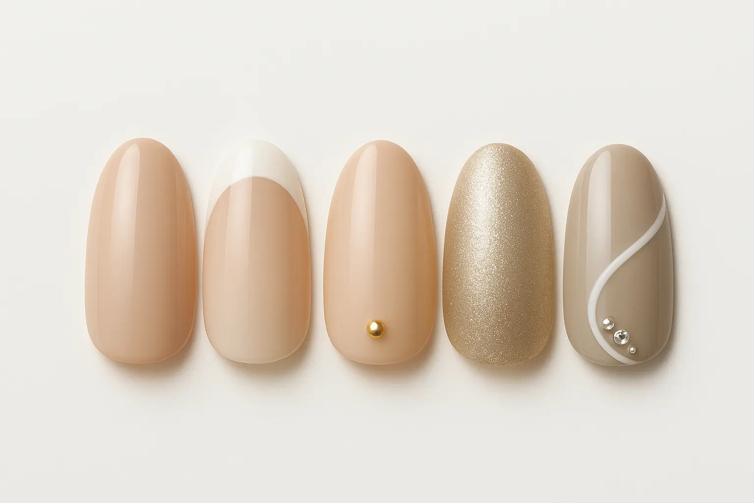 Elegant graduation nail designs showcasing classic French manicure styles