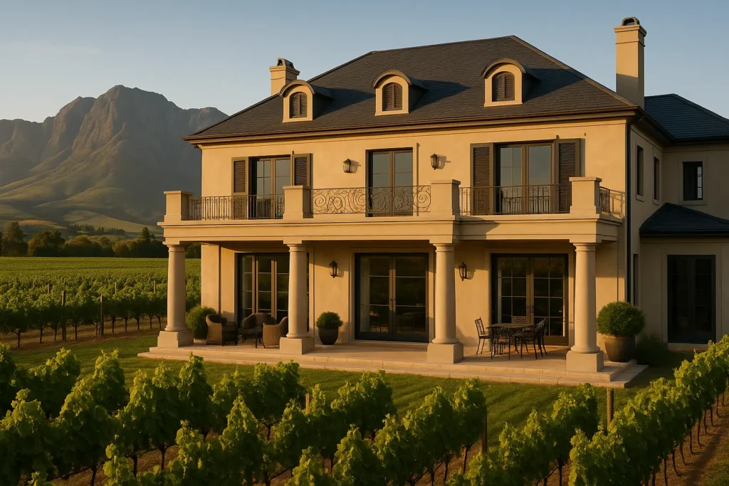 Luxury Patagonia lodge with mountain views