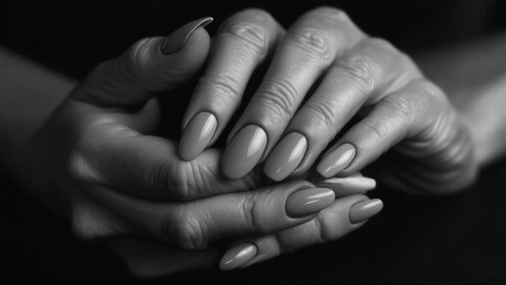 oval shape nails