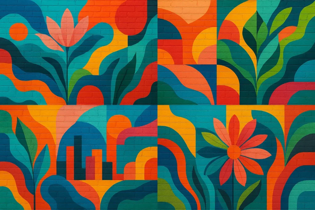 Deep Ellum street art murals