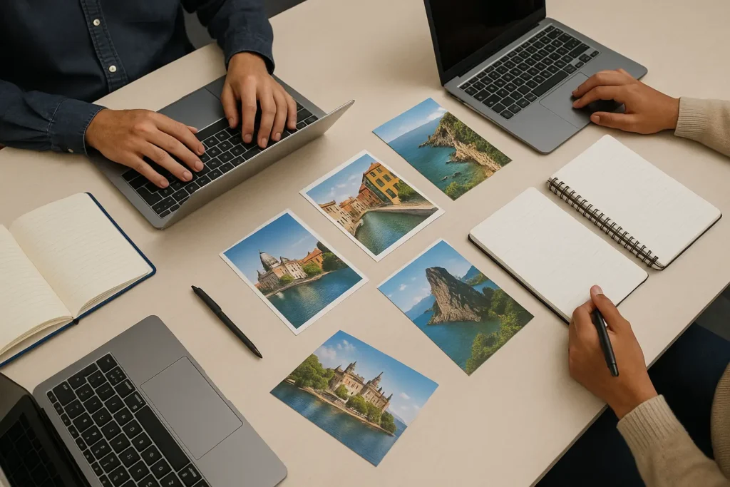 Las Vegas planning materials and itinerary documents