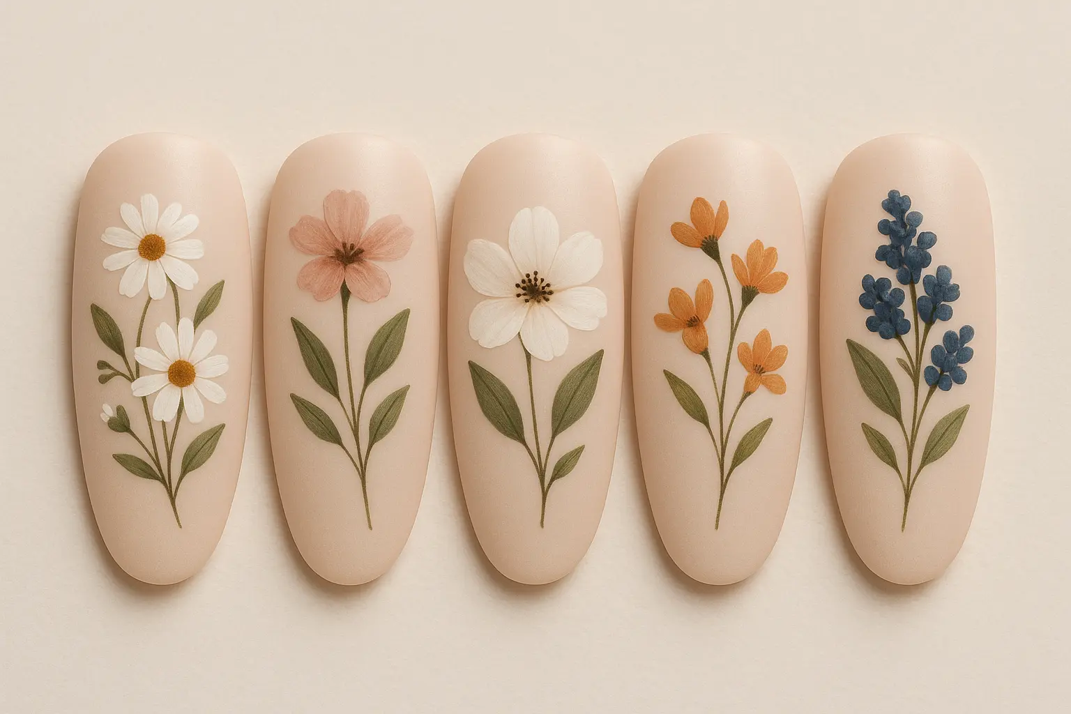 Stunning flower nail designs showcase