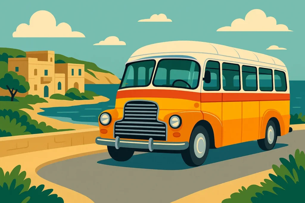 Malta public bus transportation