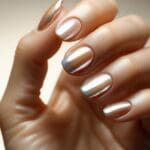 pearl chrome nails
