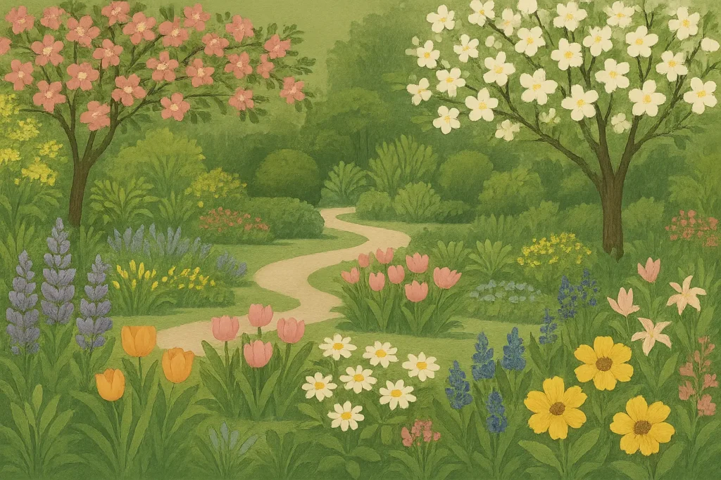 Dallas Arboretum spring blooms