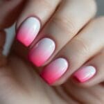 pink ombre nails