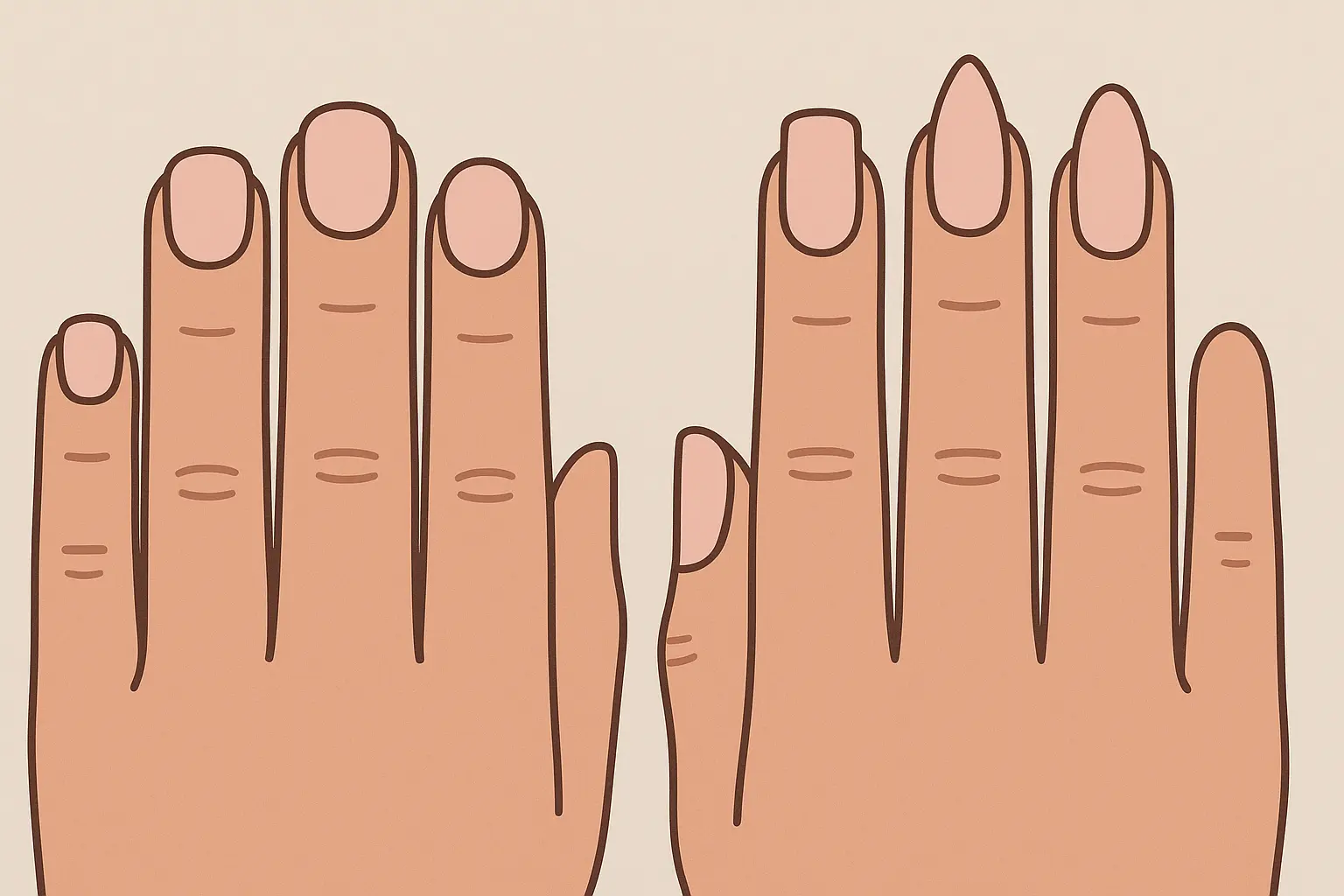 Professional nail system comparison chart