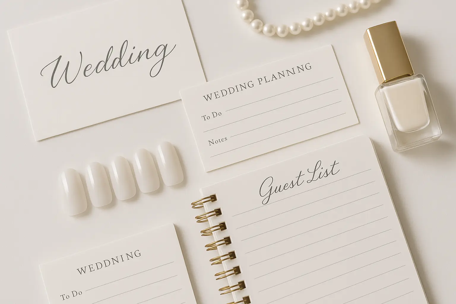 wedding day nail coordination services