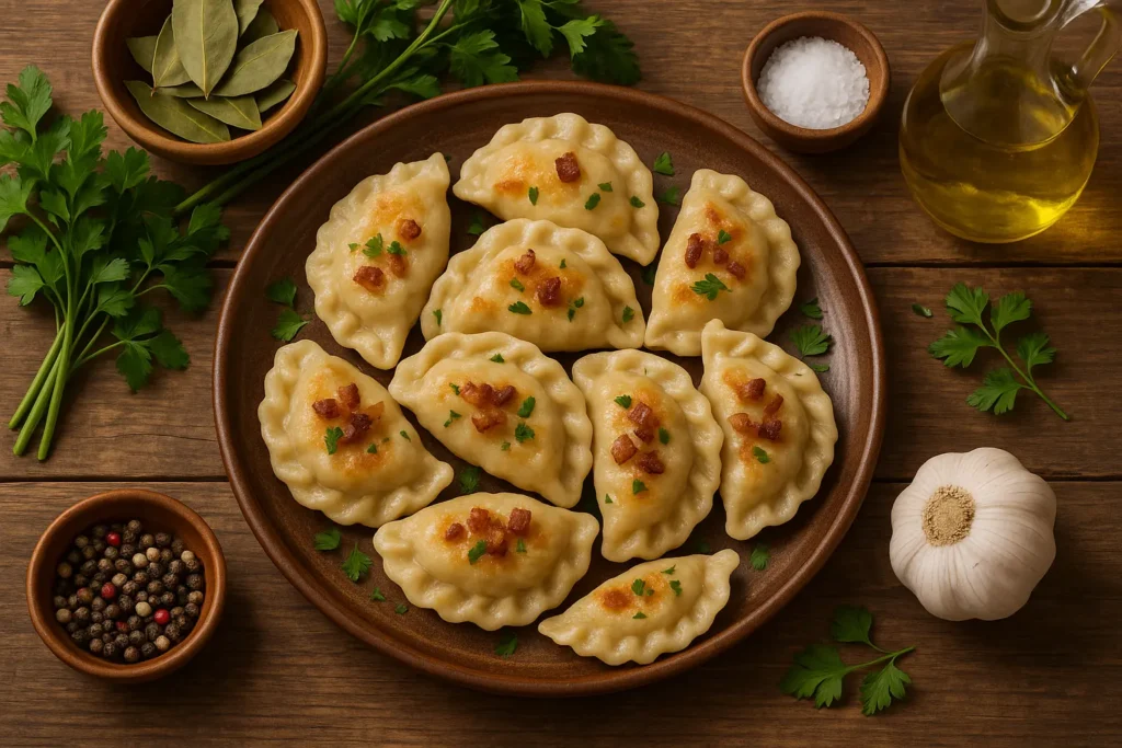 Traditional Polish pierogi making workshop