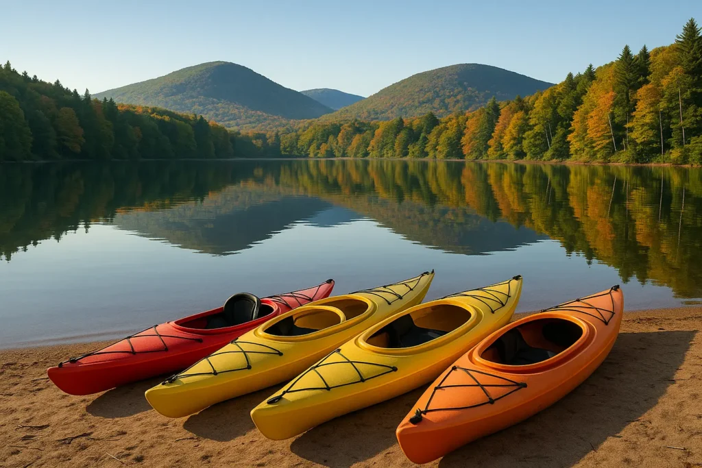 New England coastal kayaking adventure