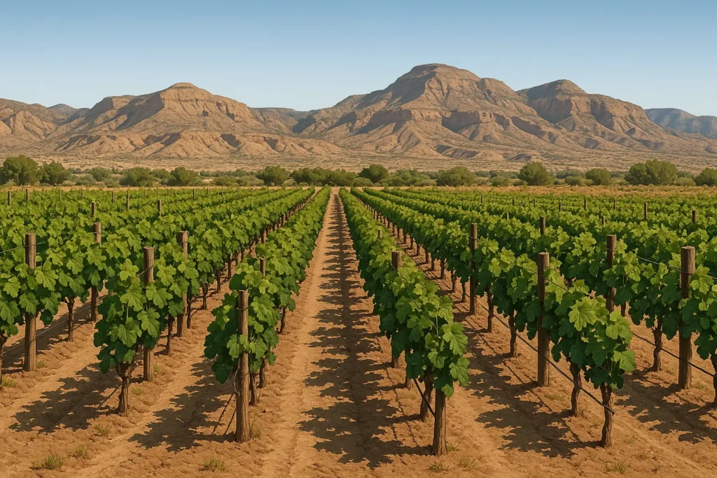 New Mexico wine country vineyards