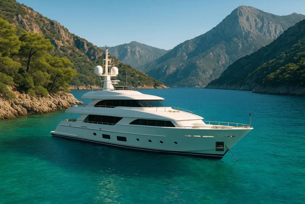 Private yacht Mediterranean coast Turkey luxury cruise