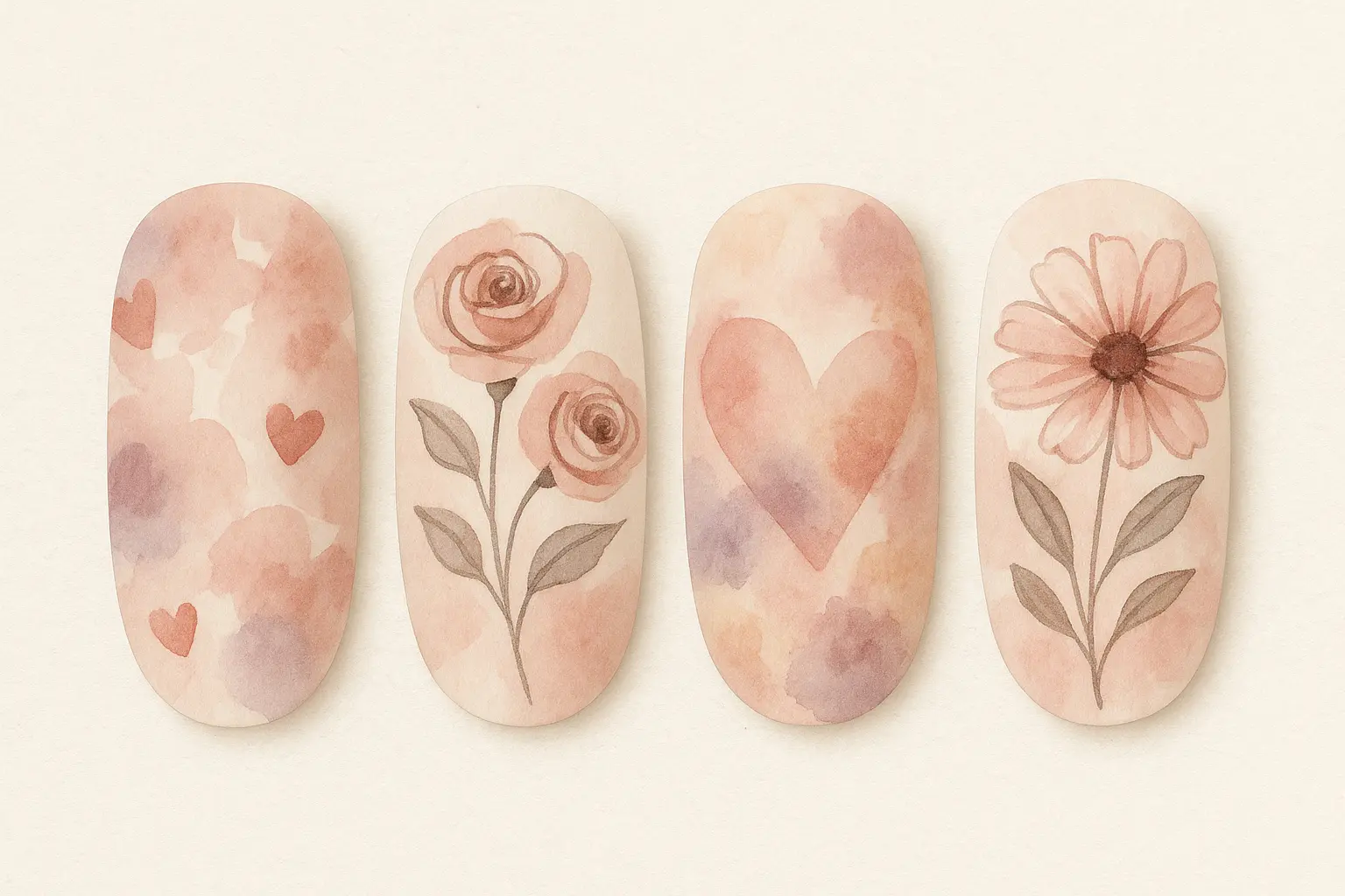 Artistic expression nail designs