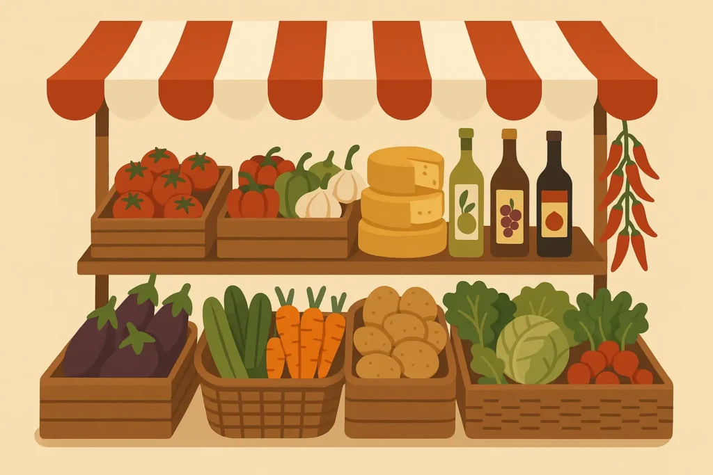 Milan traditional cuisine and markets