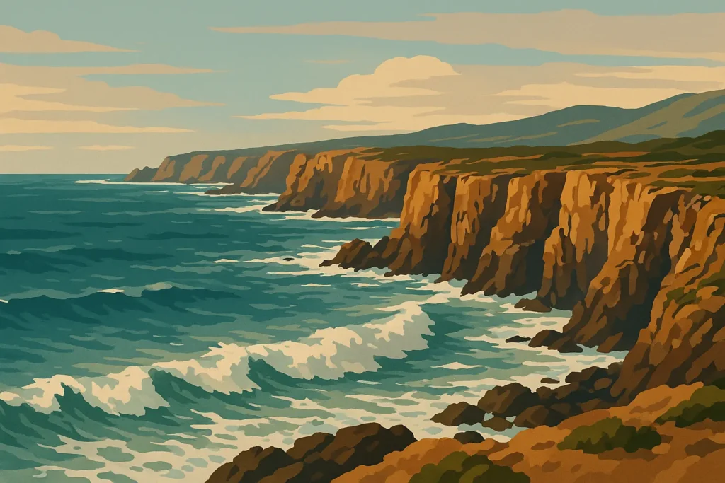 Coastal hiking trails near Lisbon with Atlantic Ocean views