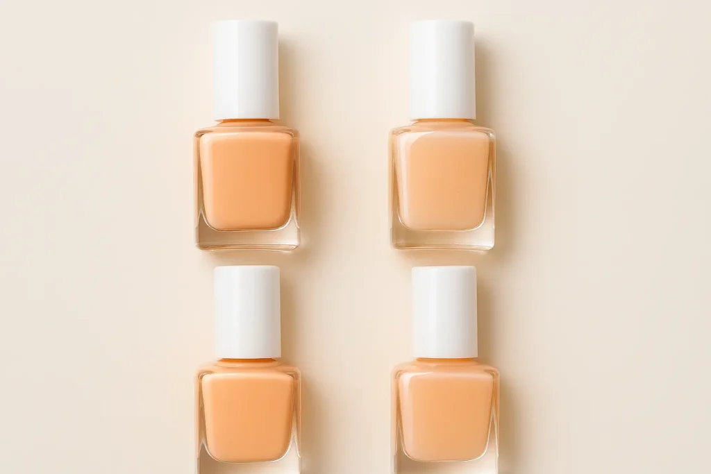 Cantaloupe cream orange nail polish
