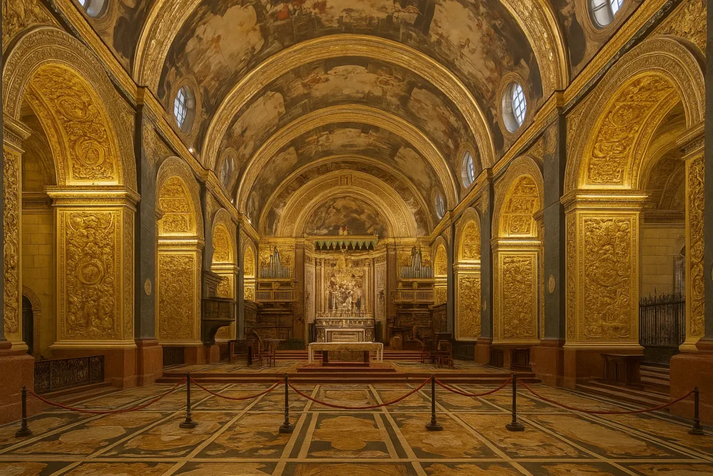 Valletta historic streets and architecture