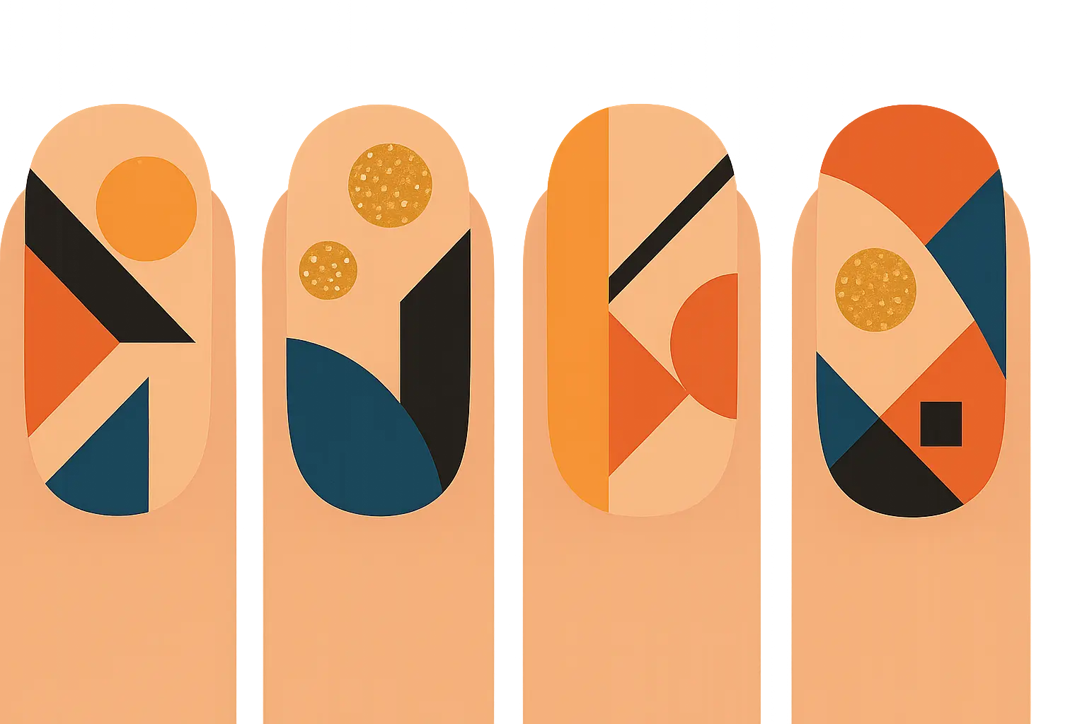 Avant-garde and experimental nail designs