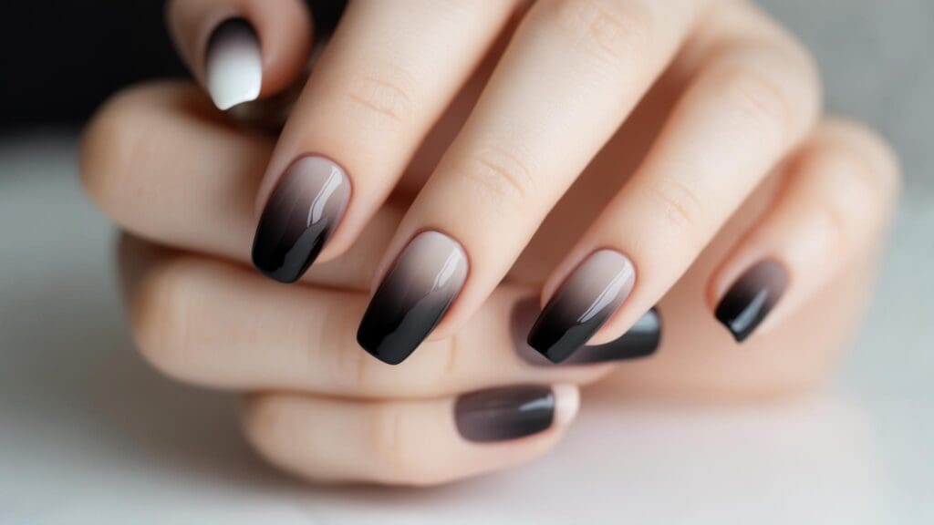 short ombre nails